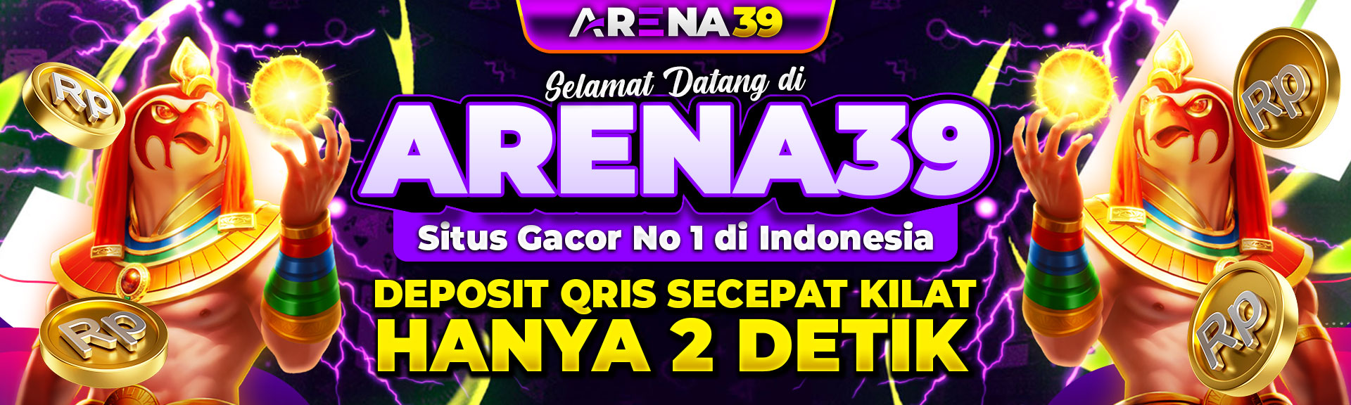 WELCOME ARENA39 DEPOSIT QRIS INSTANT
